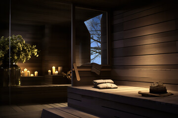 
A boutique hotel offering a sauna amenity, providing luxury and privacy for an exclusive guest experience, set in an elegant and serene setting.
 - obrazy, fototapety, plakaty
