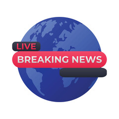 breaking news illustration