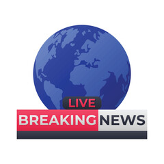 breaking news illustration