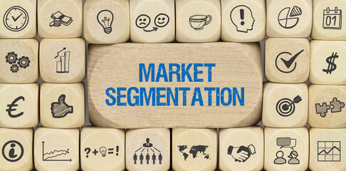 Market Segmentation	 - obrazy, fototapety, plakaty