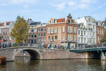 Stone Bridges at the Confluence of Amsterdam Canals