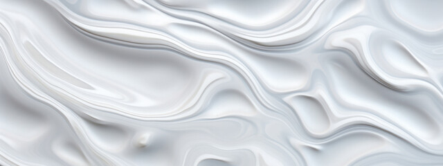 Obraz premium Close-up of creamy texture, smooth and rich.