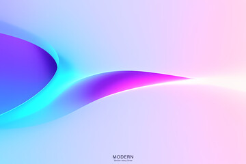 Abstract Light Purple Background. colorful wavy design wallpaper. creative graphic 2 d illustration. trendy fluid cover with dynamic shapes flow.