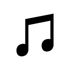 Music note icon, Music symbol