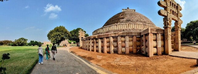 Sanchi Stupa, a UNESCO World Heritage site in India