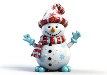 snowflake, decoration, cartoon, season, fun, card, cute, ice, carrot, december, 