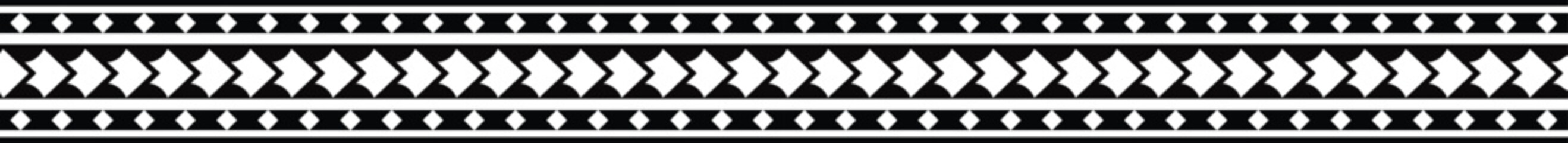 Polynesian tattoo band. Polynesian tattoo tribal designs. Samoan tattoo tribal band. - obrazy, fototapety, plakaty