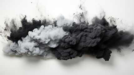 Black White Splashing Powder, HD, Background Wallpaper, Desktop Wallpaper