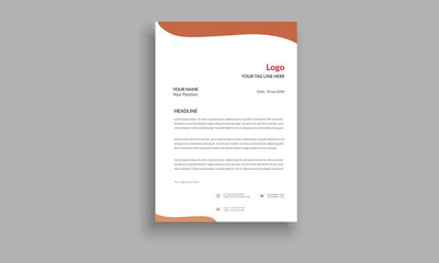 Corporate Letter Head Template Design