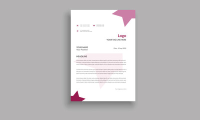 Corporate Letter Head Template Design