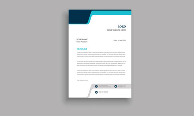Corporate Letter Head Template Design