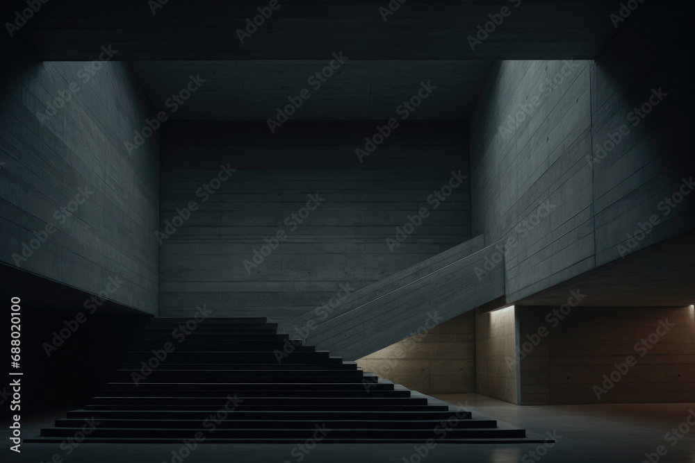 Poster Minimalistic Brutalist Architecture