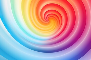 Naklejka premium LGBT background. Swirl of rainbow colors. Generative Ai