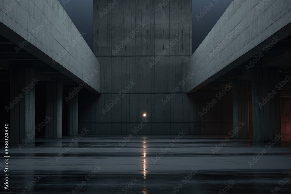 Poster Minimalistic Brutalist Architecture