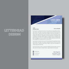 corporate business letterhead template. creative business template art. modern vector art.