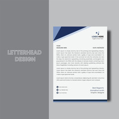 corporate business letterhead template. creative business template art. modern vector art.