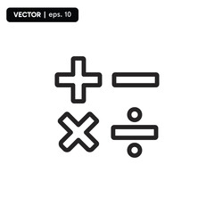 Obraz premium counter outline icon, calculator icon, on a white background. vector eps 10