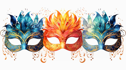 mask, carnival, masquerade, venetian, venice, party, costume, theater, celebration, mystery, gold,  - obrazy, fototapety, plakaty