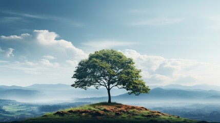 Beautiful Green Tall Growing Tree, HD, Background Wallpaper, Desktop Wallpaper