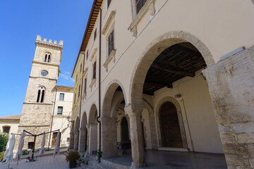 Fototapeta na wymiar Cittaducale, historic town in Rieti province, Italy