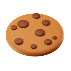 cookies low poly 3D illustration food