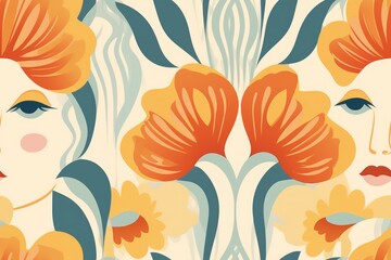 seamless patern  fabric motif, borneo pattern, vector design inspiration. Creative textile for fashion or cloth