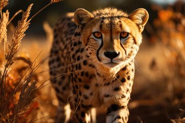 Hunter african predator nature animals cat carnivore africa safari wildlife cheetah wild mammal