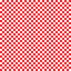 abstract geometric red white check pattern can be used background.