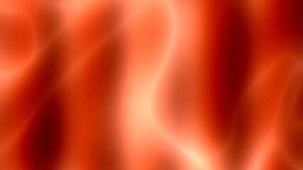 Magma Red Wave Neon Wallpaper with Blur Background