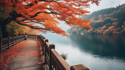 秋の海 | Sea in autumn Generative AI