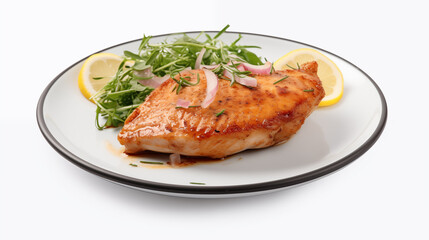 Delicious fried chicken steak pictures
