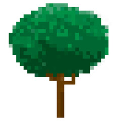 tree, pixel