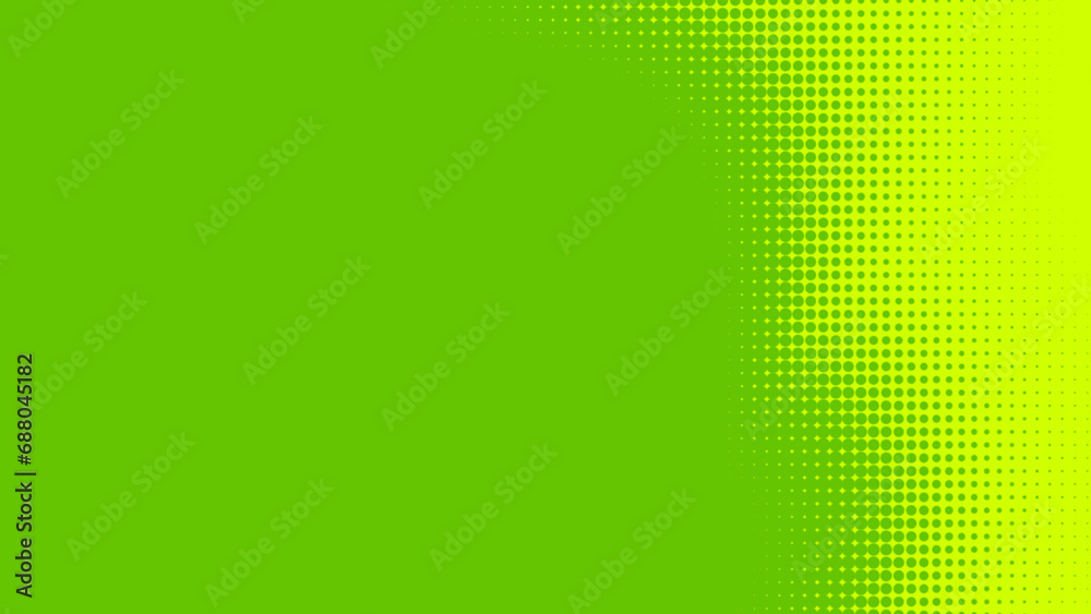 Poster dots halftone green color pattern gradient texture with technology digital background. dots pop art 