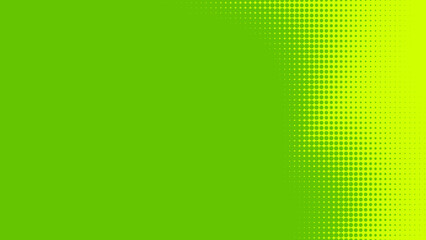 Dots halftone green color pattern gradient texture with technology digital background. Dots pop art comics with nature graphic design.