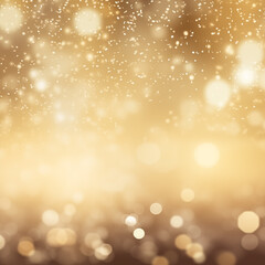 Christmas glowing Golden Background