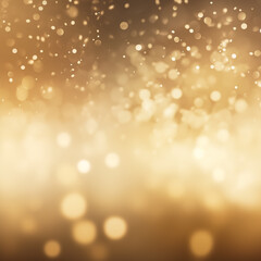 Christmas glowing Golden Background