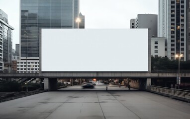 Large Billboard in Downtown Setting