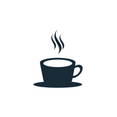 Coffee Cup Icon Design Template Elements