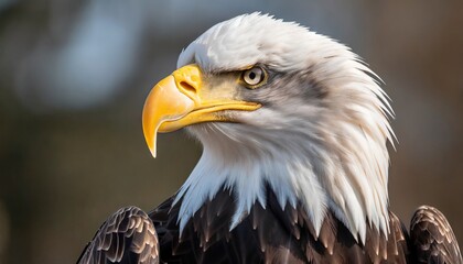 Obraz premium Bald Eagle portrait, wildlife photography