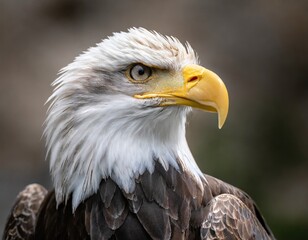 Obraz premium Bald Eagle portrait, wildlife photography
