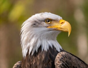 Obraz premium Bald Eagle portrait, wildlife photography
