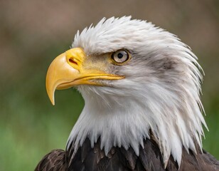 Obraz premium Bald Eagle portrait, wildlife photography