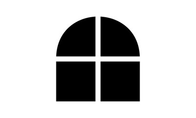 Window Logo Template Vector