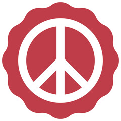 Peace Award Sign Icon