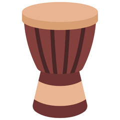Fototapeta na wymiar Bongo Drum Instrument Icon