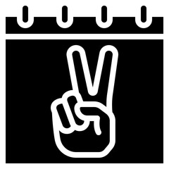 World Peace Day Calendar Icon