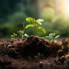 New Life Sprouts from Rich Soil