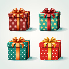 set of gift boxes