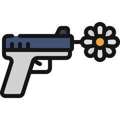 Flower Power Pistol Icon