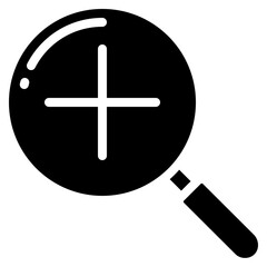 Zoom In Magnifying Glass Icon